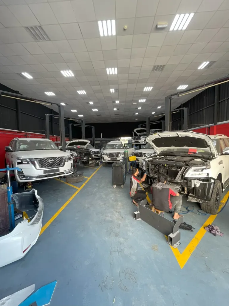Service bays at Iconic Performance Garage