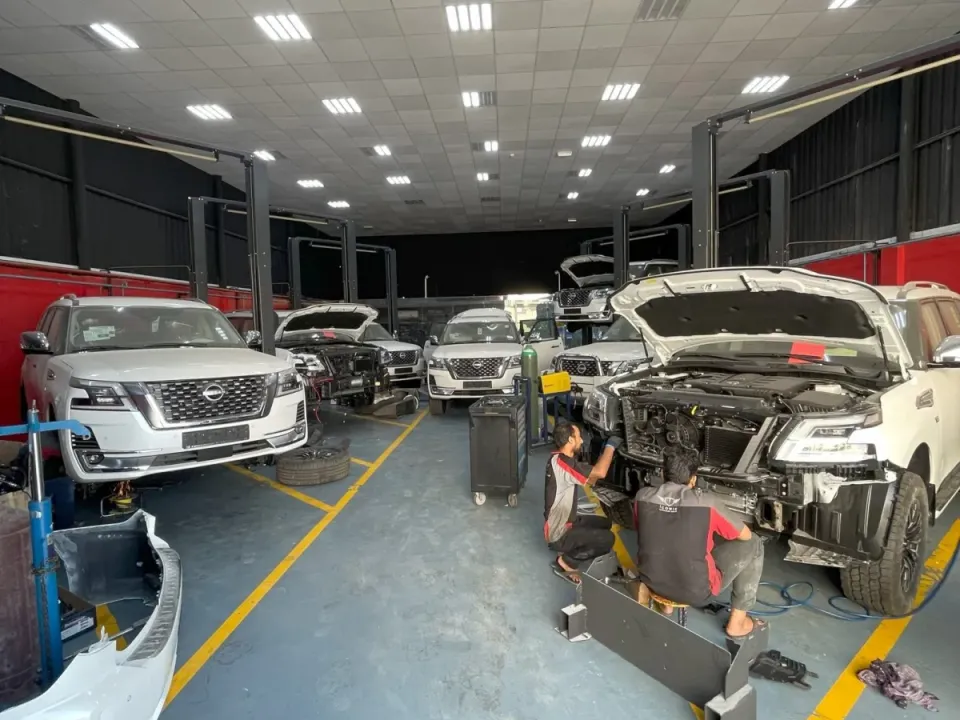 Service bays at Iconic Performance Garage
